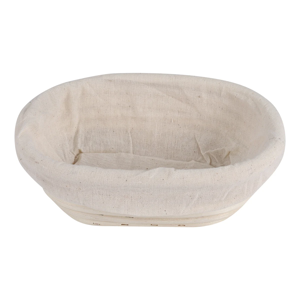 

Овальная корзина для расстойки хлеба-17x12x6см