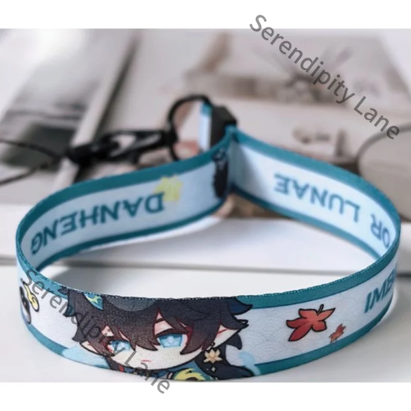 Honkai: Star Rail Dan Heng Sling Quadratic Element Cosplay Q Version Internet Meme Series Keychain Hanging Drop Phone Chain Gift