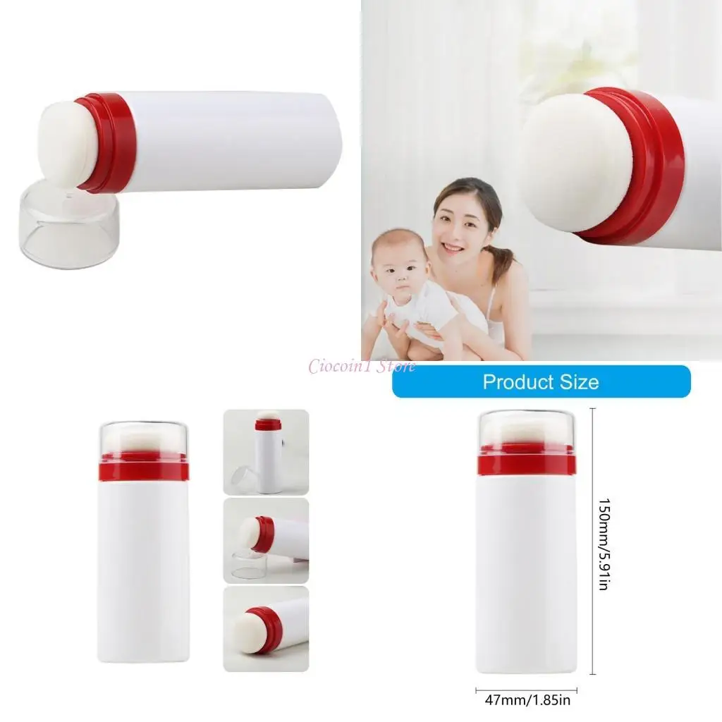 

Y1UB Baby Talc Powder Puff Box Light The Nevorns TheT Team Container Container