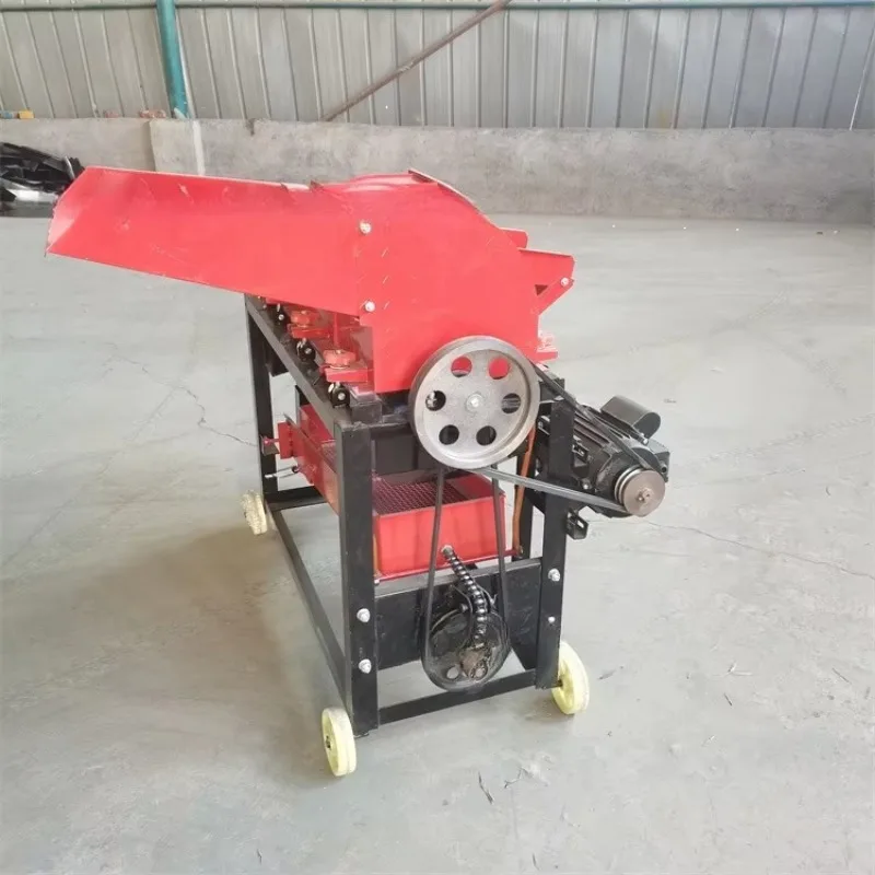 2025 Piccola trebbiatrice multifunzionale, separatore di cereali di mais e grano, macchine per la lavorazione dei semi antivento