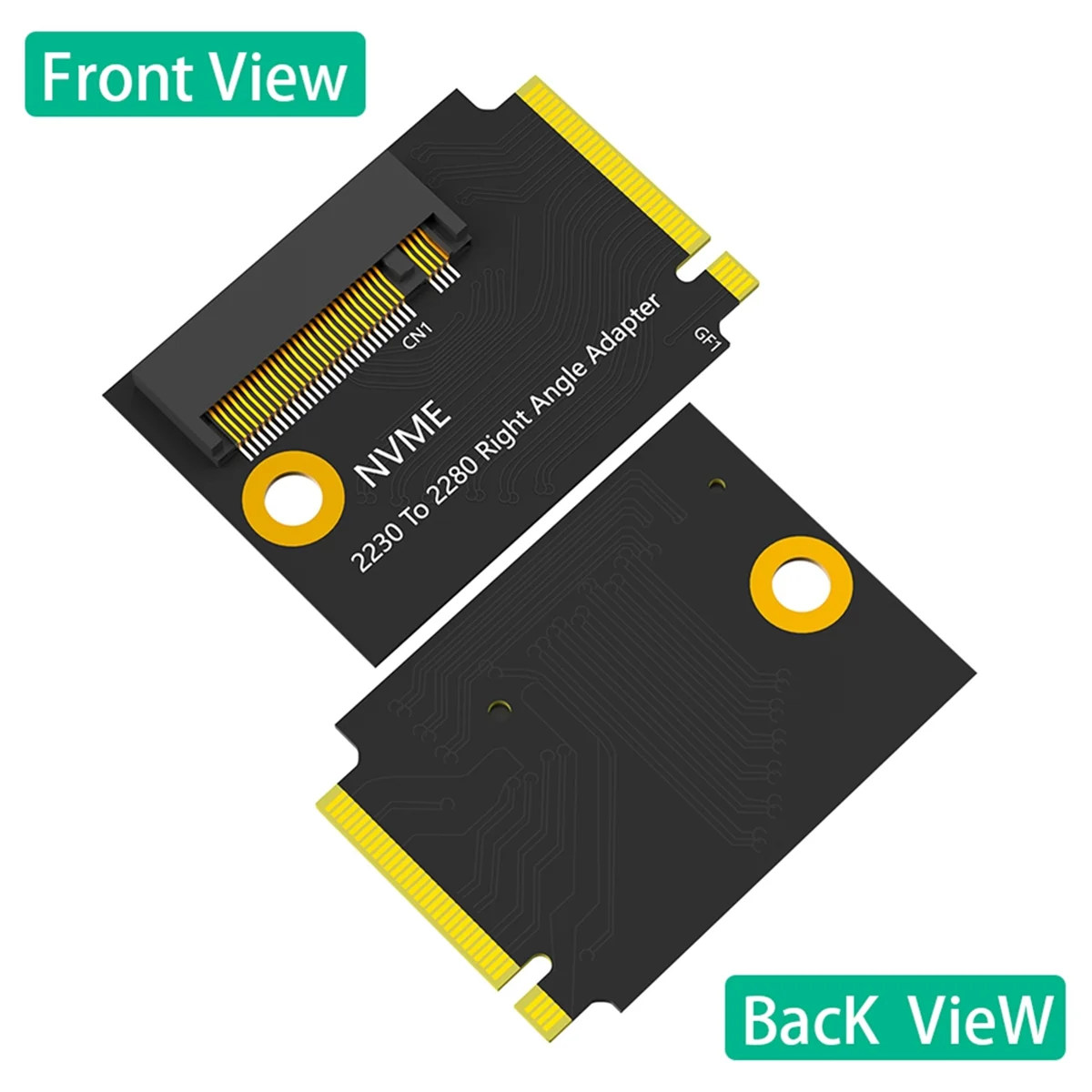 For Rog Ally Transfer Board 2230 to 2280 SSD Hard Drive Expansion Board for NVME M.2 90 Degree PCIE4.0 Adapter Converter