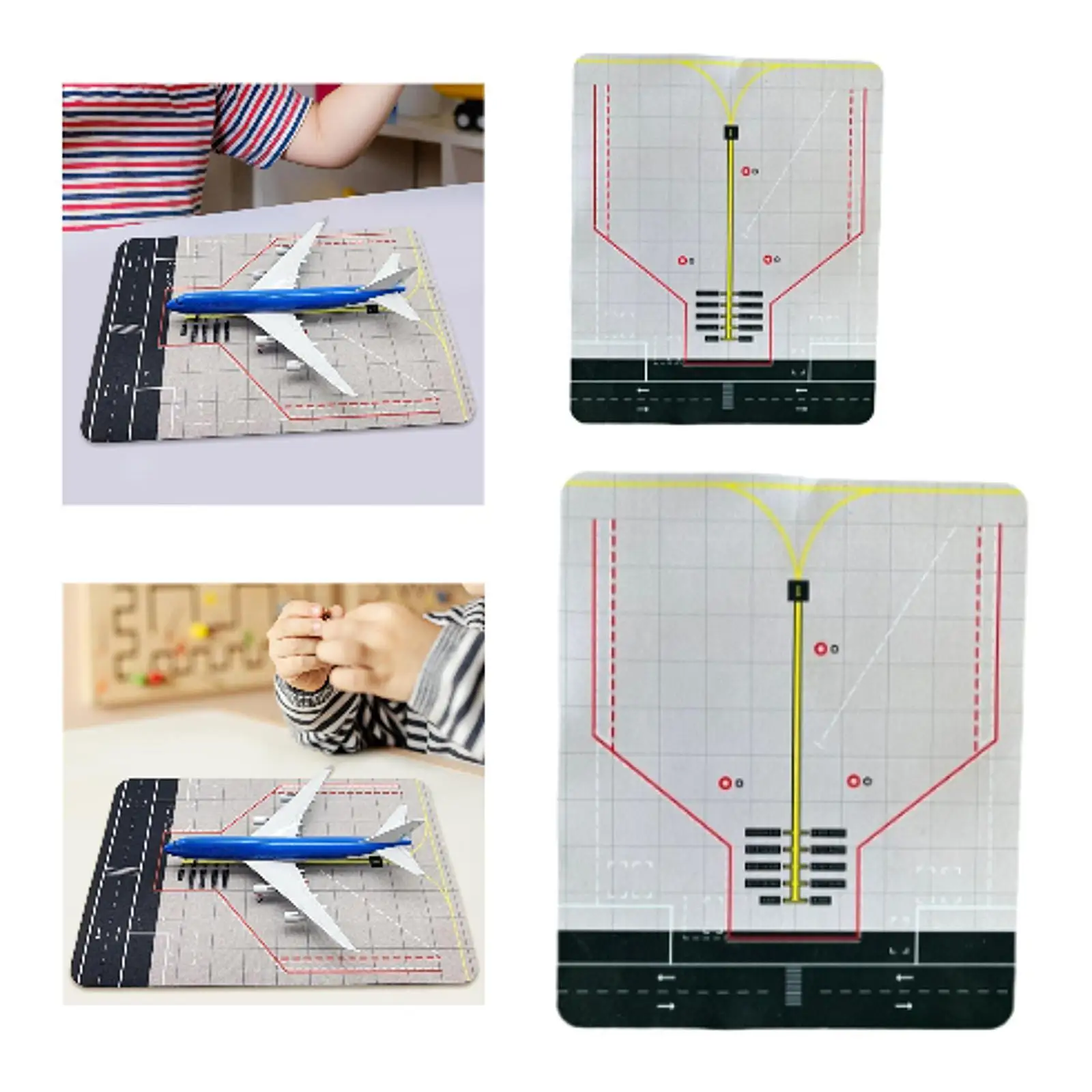 Airplane Parking Apron Model Aircraft Model Mat Decor for Diecast Plane