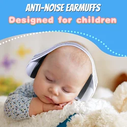 Orejeras ajustables para bebés, Mini auriculares a prueba de ruido, protección auditiva para niños, orejeras antirruido para dormir al aire libre y avión