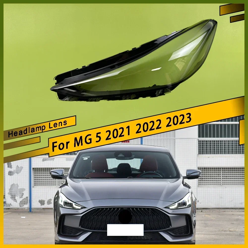 

Car Front Headlight Shell Transparent Lampshdade Plexiglass Headlamp Cover Replace Original Shade Lens For MG 5 2021 2022 2023