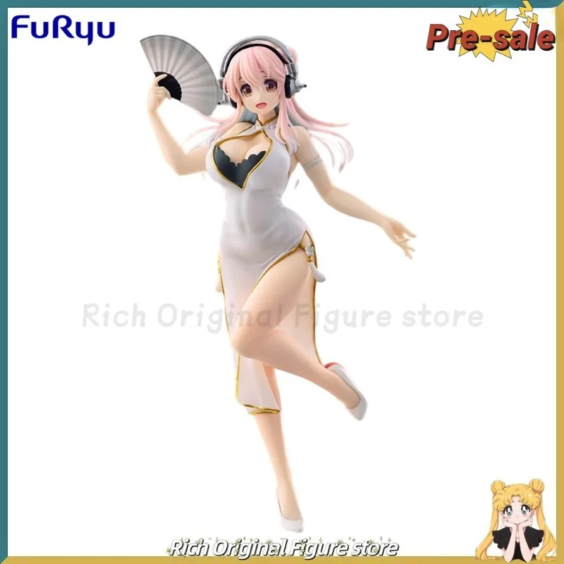 

【Предпродажа】Оригинальная фигурка FuRyu Trio-Try-iT SUPER SONICO — белый стиль Cheongsam — модель аниме-фигурки