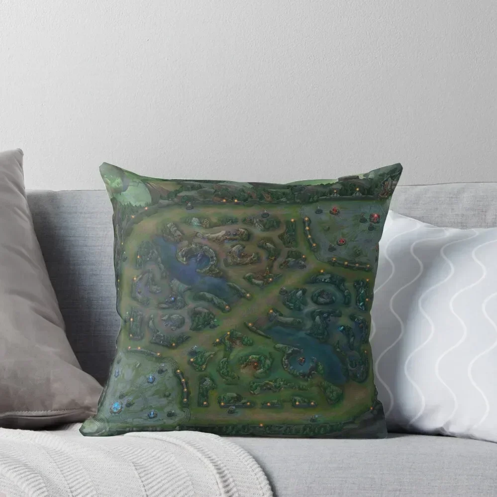 Summoners Rift Throw Pillow christmas ornaments 2025 Sofa Decorative Covers pillow