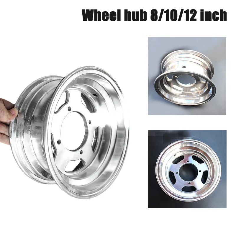 

8/10/12 inch wheel vacuum rims Aluminium alloy hub For bike motorcycle Parts