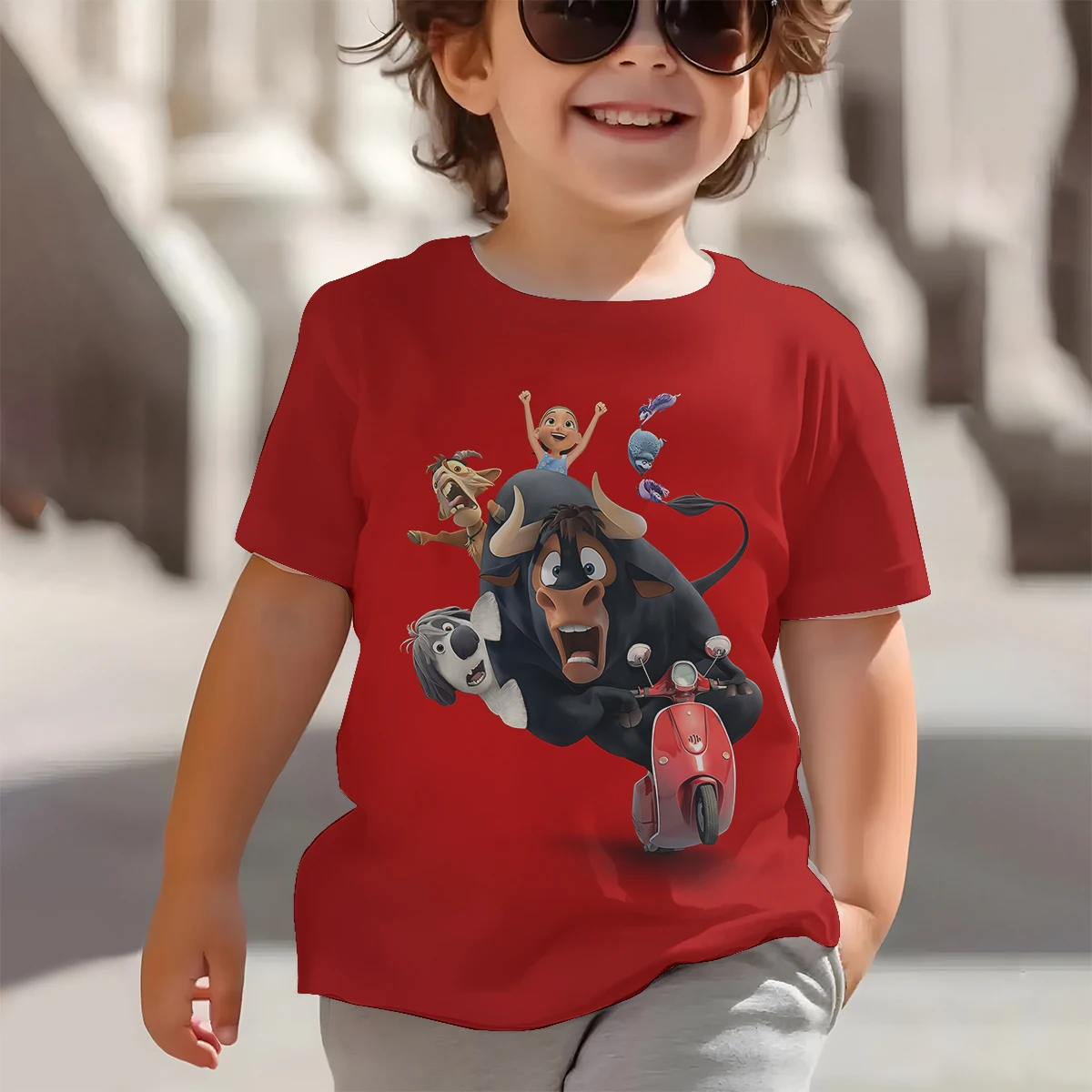 3D Print Baby Clothing 5 to 14 Years Male Outdoor Clothes for Cartoon ferdinands Children Boy Girl Child T-Shirt Top Shirts