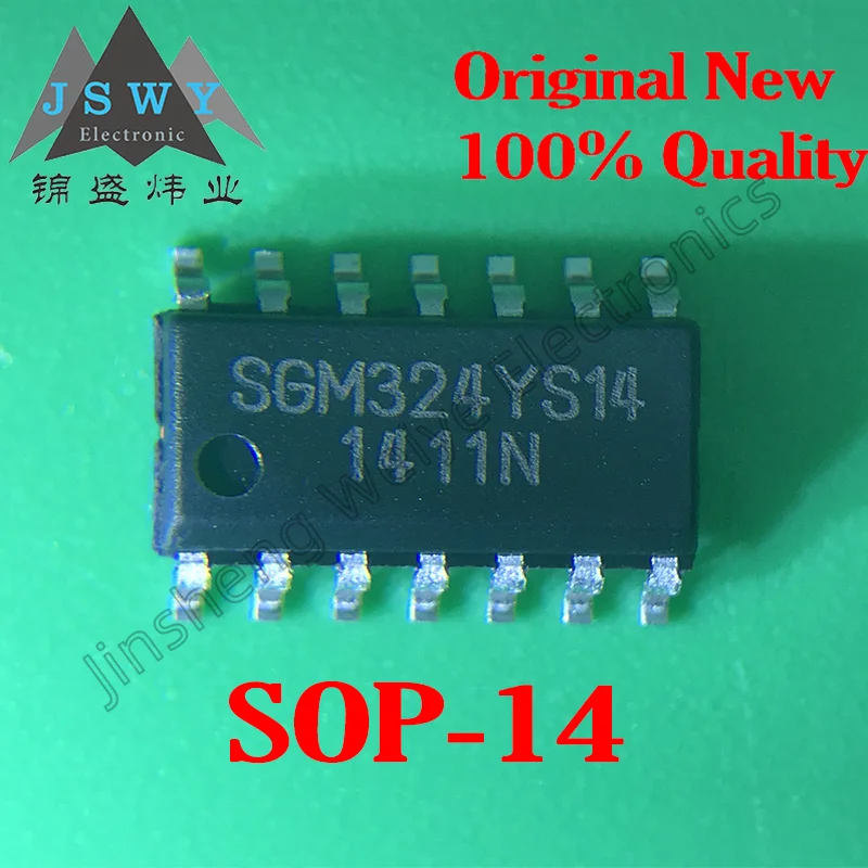 

1~50PCS SGM324YS14 SGM324 SOP-14 low-power operational amplifier chip is brand new