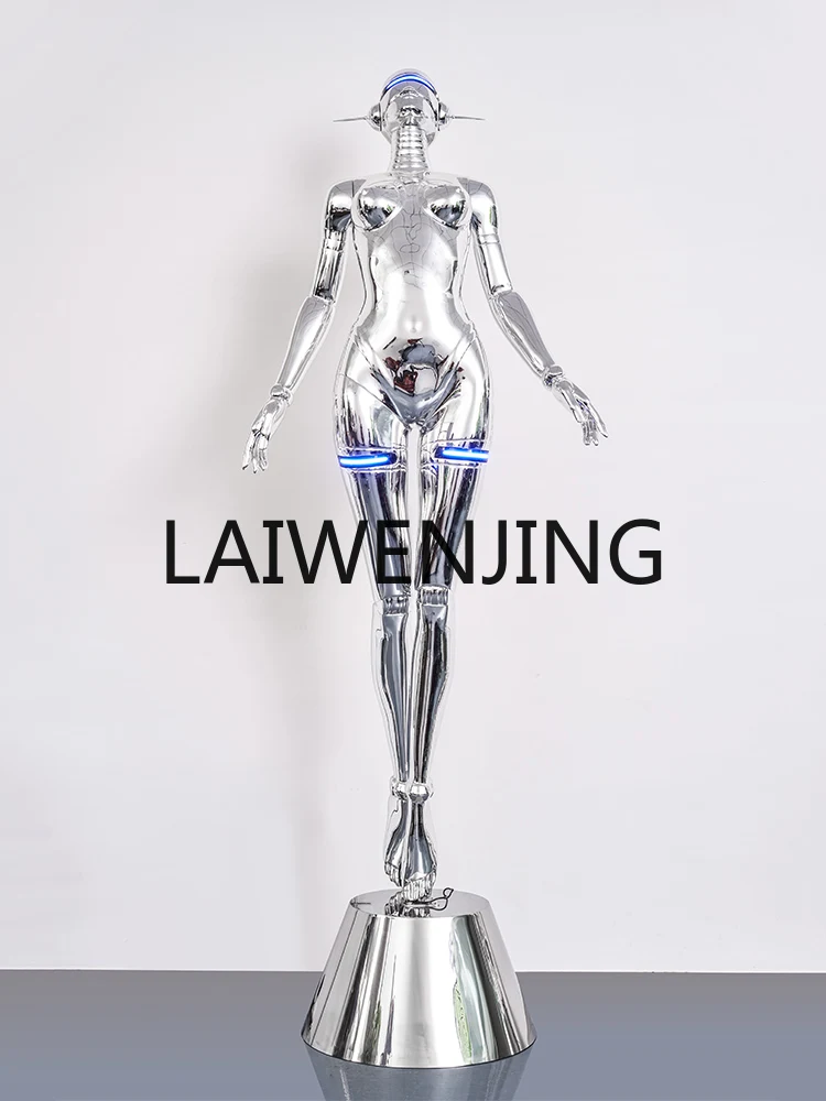 Mechanical Ji Sculpture Goddess Large Technology Figure Decoration Bar KTV Trendy Decorative