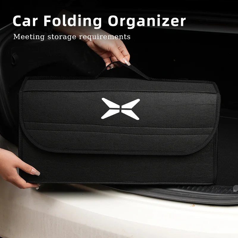 

Car Trunk Organizer Bag Foldable Stowing Tidying Storage Box For Xpeng P7 G3 G3i G9 P5 X2 N5 F30 H93 Beta MONA M03 P7+ G6 G7
