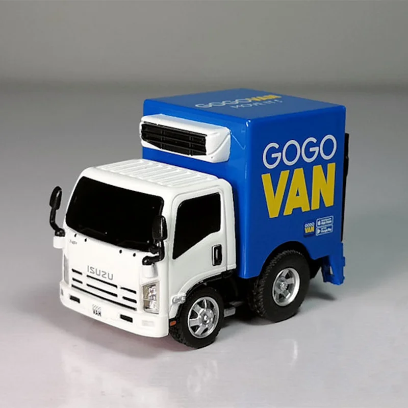 

TinyQ 4,5 см сплав Isuzu N-Series Gogovan литой миниатюрный игрушечный автомобиль моделирование классическая модель коллекционные сувениры дисплей подарки