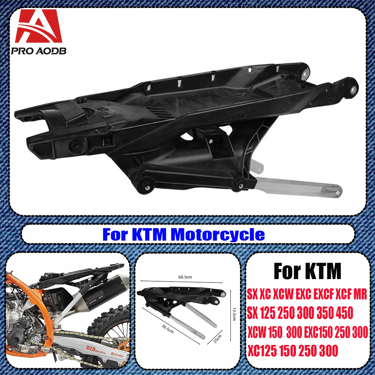 

Motorcycle 2024 Subframe Rear Seat Tailstock Bracket Sub Frame For KTM 125-300 350 450 500 SX SXF XC XCF XCW XCFW EXC EXCF SMR