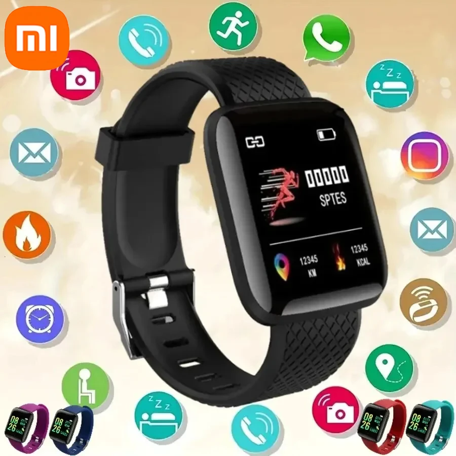 Multifunction Smart Watch Message Remind Music Control Sport Step Calories D13 Smartwatch Alarm Clock 116Plus For Men Women