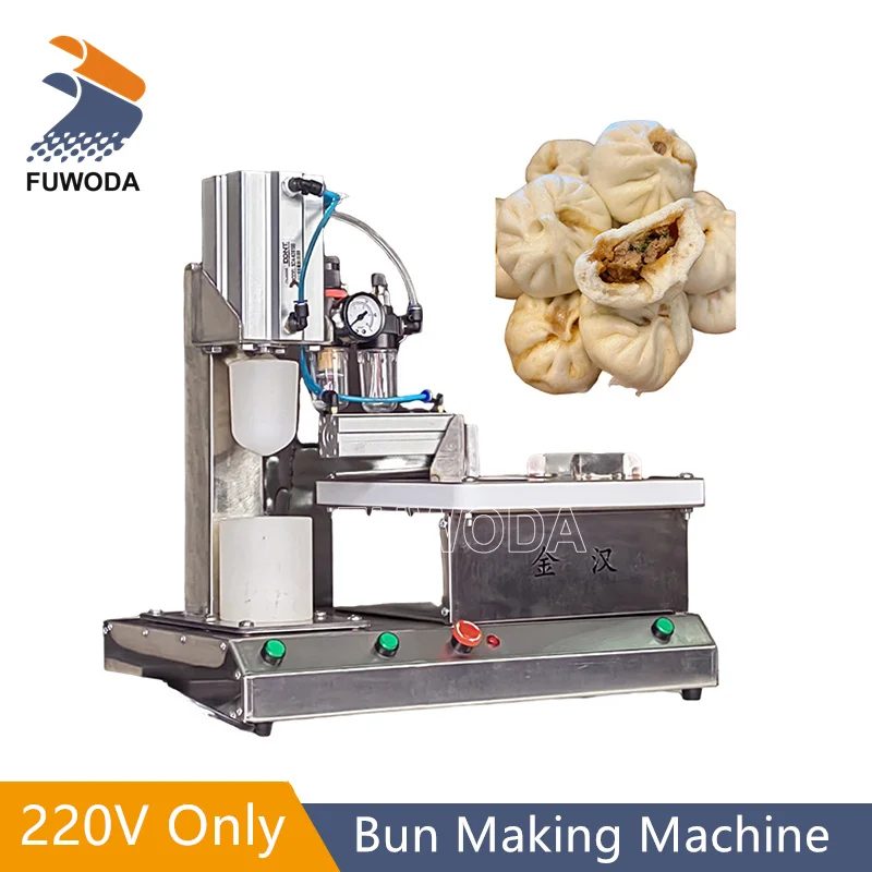 4,9/5,4/5,9/6,9 cm gedämpfte gefüllte Brötchen-Baozi-Herstellungsmaschine China-Fleischbrötchen-Formmaschine für Restaurants, Lebensmittelgeschäfte