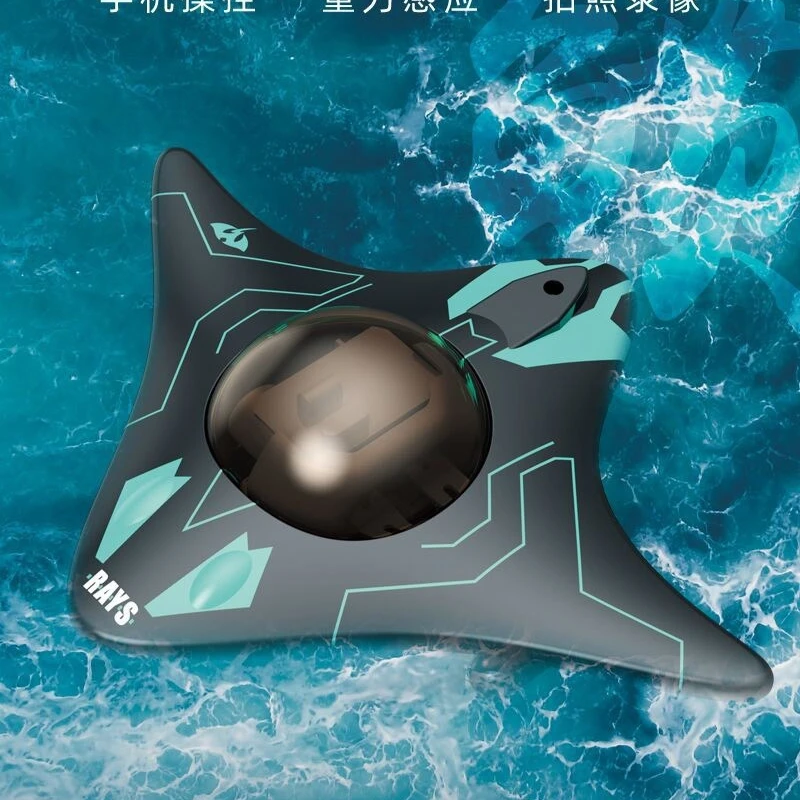 New mini WIFI remote control six-way real-time transmission underwater camera boat photo video visual remote control boat