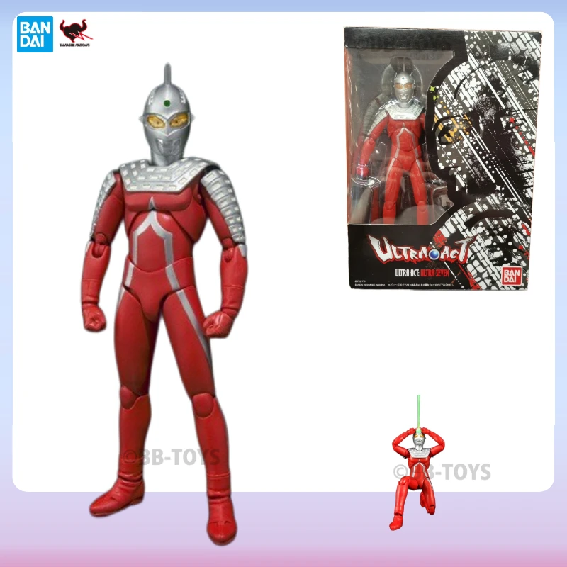 

In Stock Bandai Ultra-ACT Ultraman Series UltraSeven Movable Anime Action Figure Collectible Original Box Finished Toys Hobby