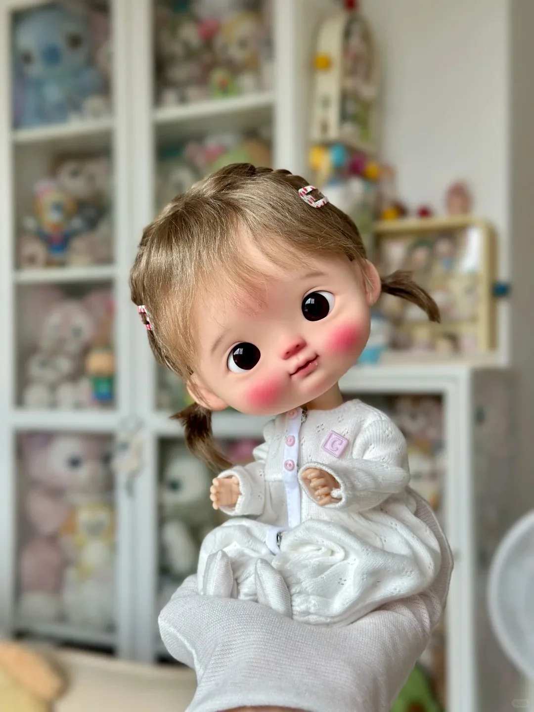 DaMeng BJD Doll 1/6 Scale Xiaofeiyang Spot Qbaby Big Head Smiling Resin Ball-Jointed Art Toy Doll for Girls - Image 4