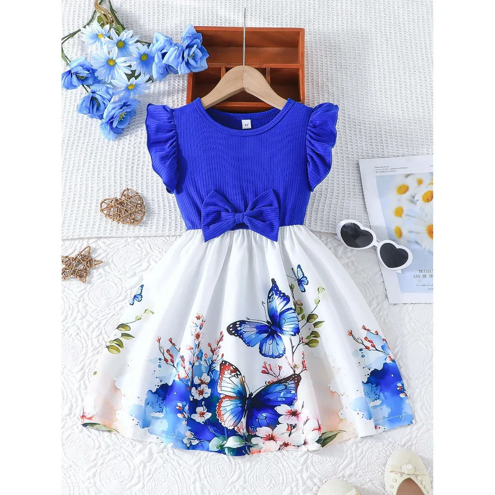 Kids Dresses for Girls Clothes Children's Clothing Summer Casual Elegant Princess Kids Clothes Dance Wear Streetwear Baby Dress