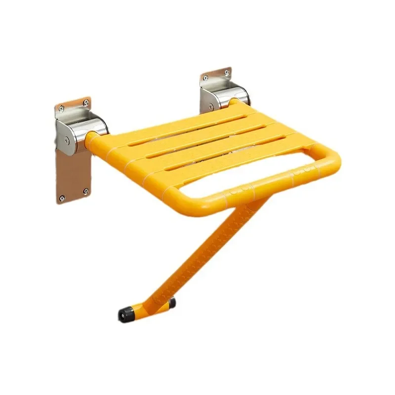 

Bathroom folding stool toilet elderly disabled bath stool toilet safety wall chair foldable stainless steel