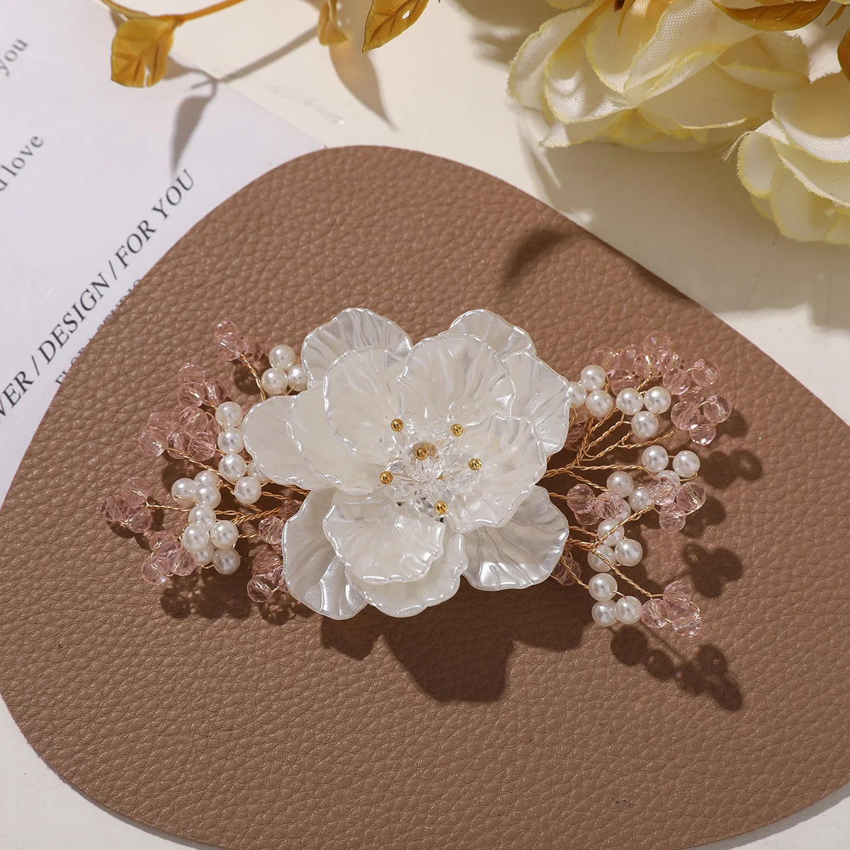 

10 шт., имитация жемчужных ветвей деревьев, камелия, китайская наклейка, нашивка, шапки, обувь, сумки, аксессуары, нашивки для одежды