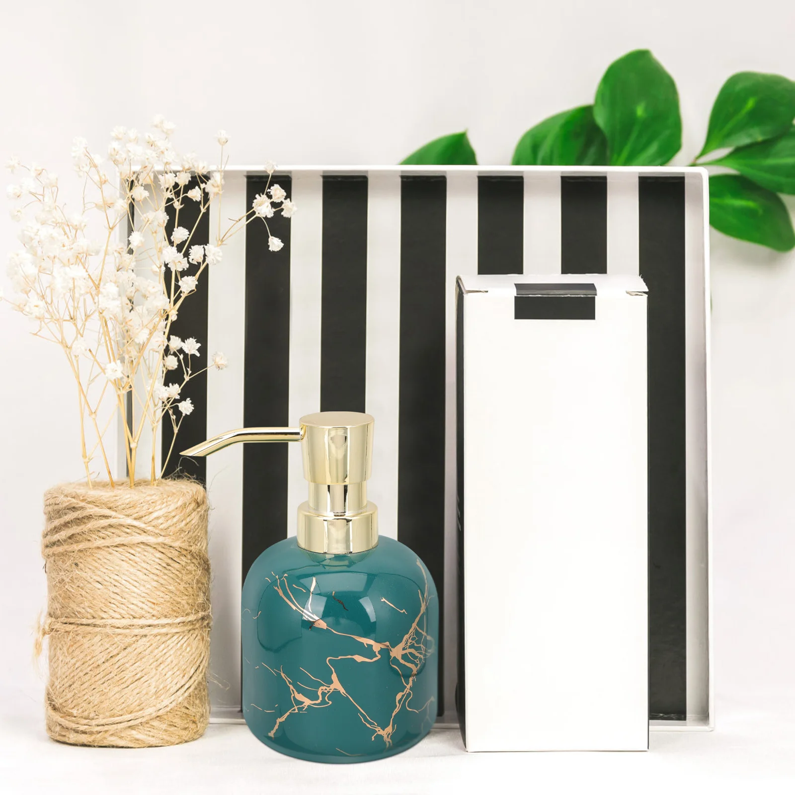 

Empty Press Pump Bottle Shampoo Storage for Bathroom Shower Supply Hand Soap Lotion Dispenser Container