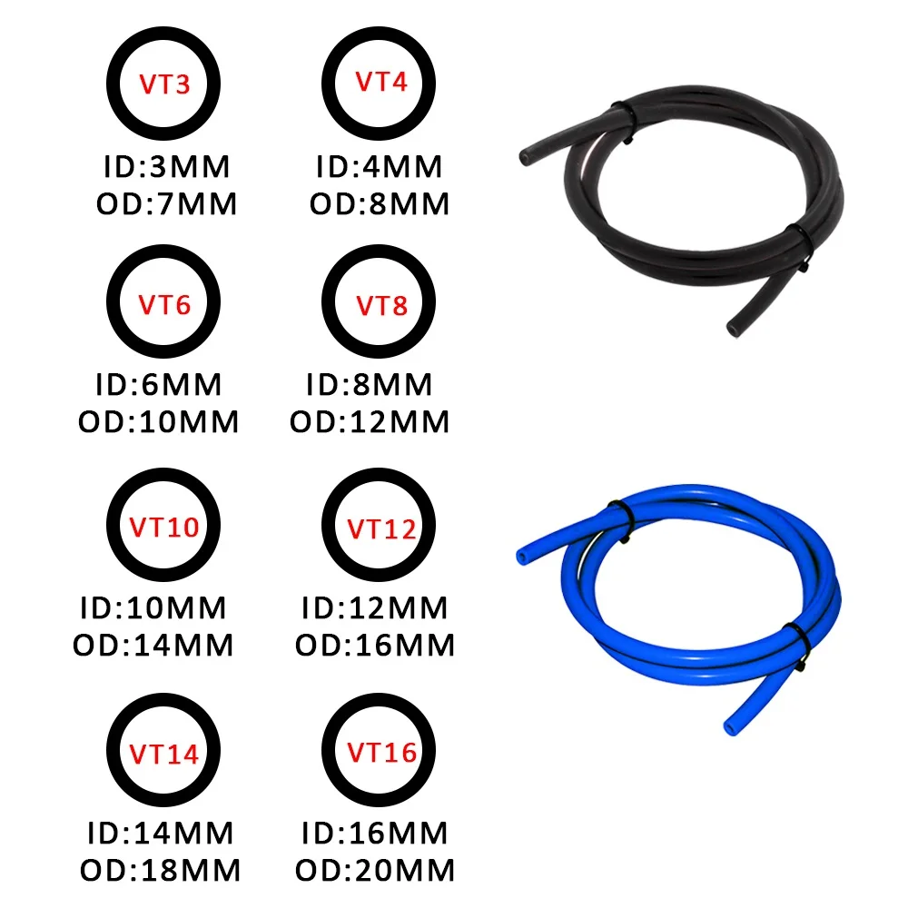 2 متر طول سيليكون فراغ أنبوب خرطوم أنابيب السيليكون 3 مللي متر 4 مللي متر 6 مللي متر 8 مللي متر 10 مللي متر 12 مللي متر 14 مللي متر 16 مللي متر الأزرق قطع غيار السيارات العالمي