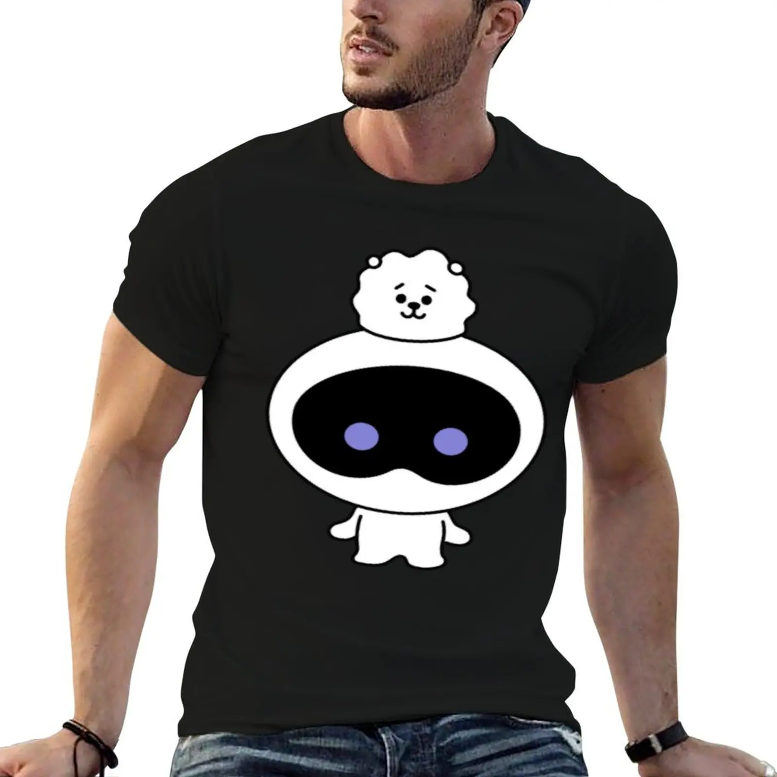 WOOTTEOle T-Shirt Large Size Soft Cotton T-Shirt
