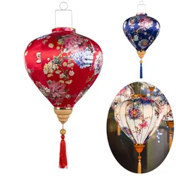 12/10inch Classic Palace Lantern  Waterproof Silk Chinese Style Lantern Vietnam Mid-autumn Spring Festival Party Hanging Decor