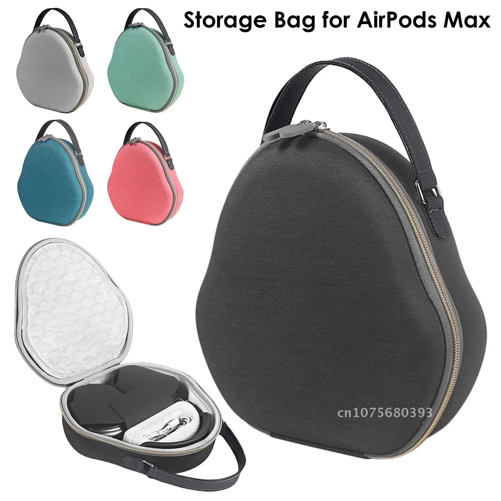 

Bag Storage Portable For AirPods Max Case Pouch With Earpad Covers Pouch Storage For AirPods Max Bag Cover Earphone Handbag