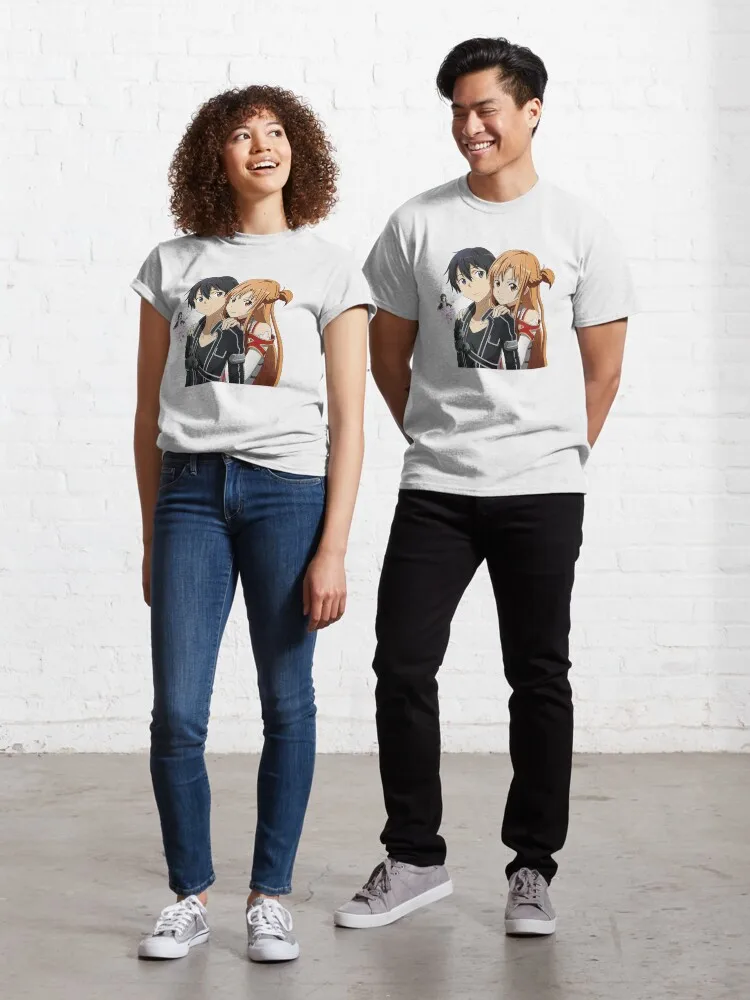 Kirito And Asuna | Yui Kawaii Classic T-Shirt Oversized T-shirts For Women/Men Clothing New Fashion Top Tees