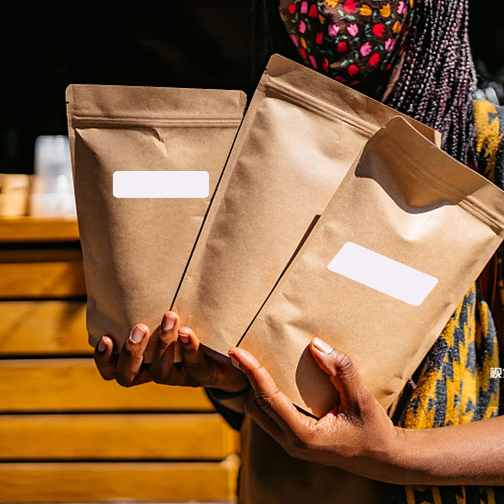 

2pcs 2 Rolls Blank Label Stickers Self-Adhesive Classification Tabs For Home Office Organization Clear Storage Sorting Sticker