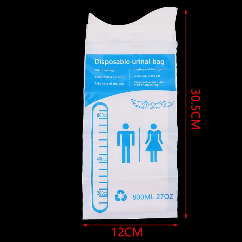 1PC Auto Outdoor Travel Emergency Disposable WC Vomiting Bolsas For Woman Man Children 700/800ML Portable Car Toilet Urine Bag