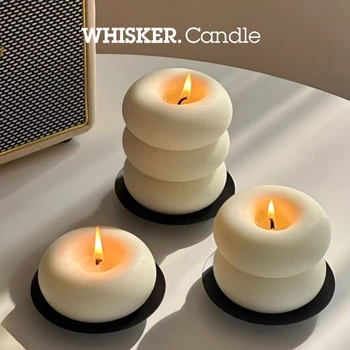 WHISKER |   Luxuriöse Aromatherapie-Kerze, Aromatherapie-Kerze mit ätherischen Ölen, Bio-Kerze, handgefertigt, lange Verbrennung, Stressabbau