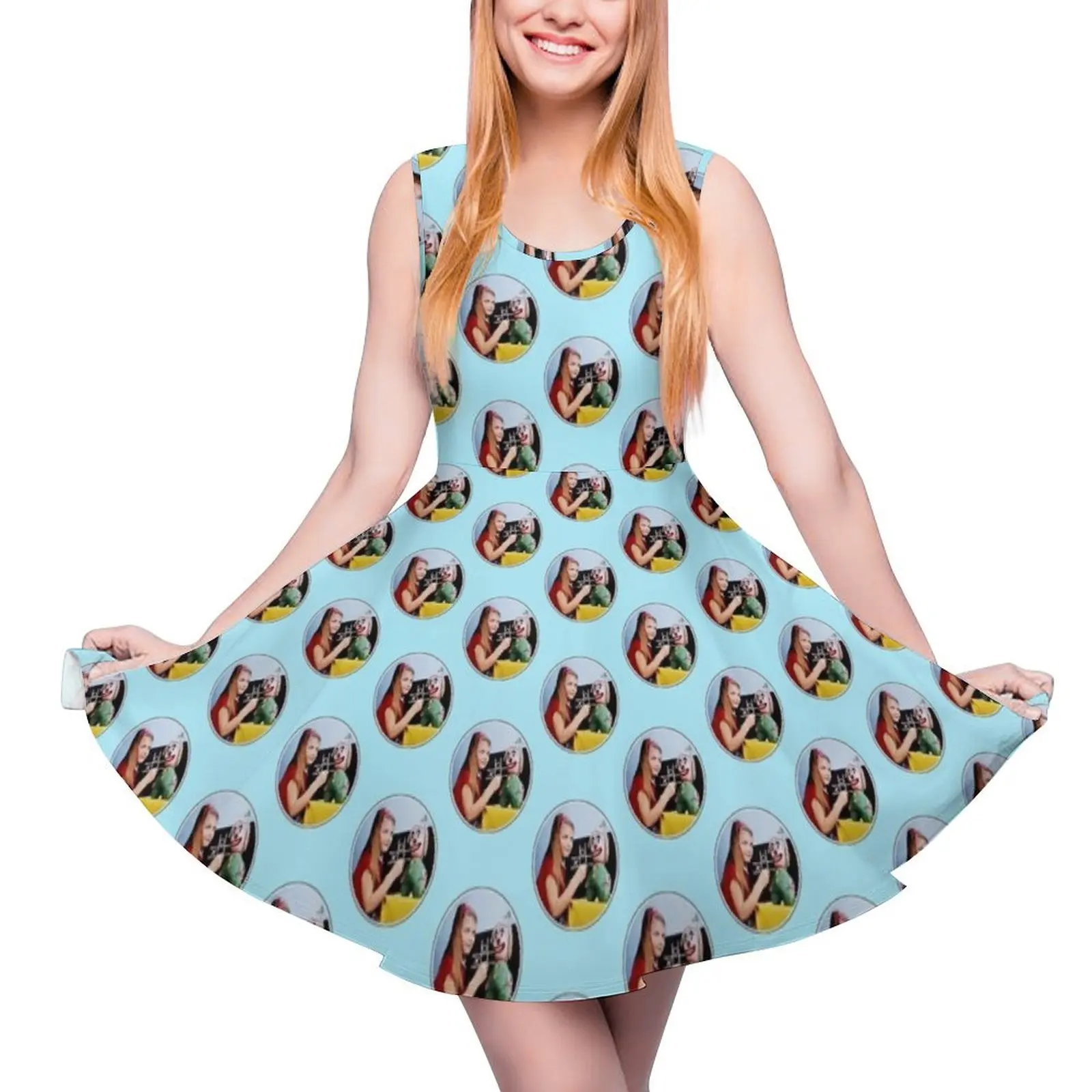 

TV Testcard Sleeveless Dress beach outfits for women dress summer luxury dresses