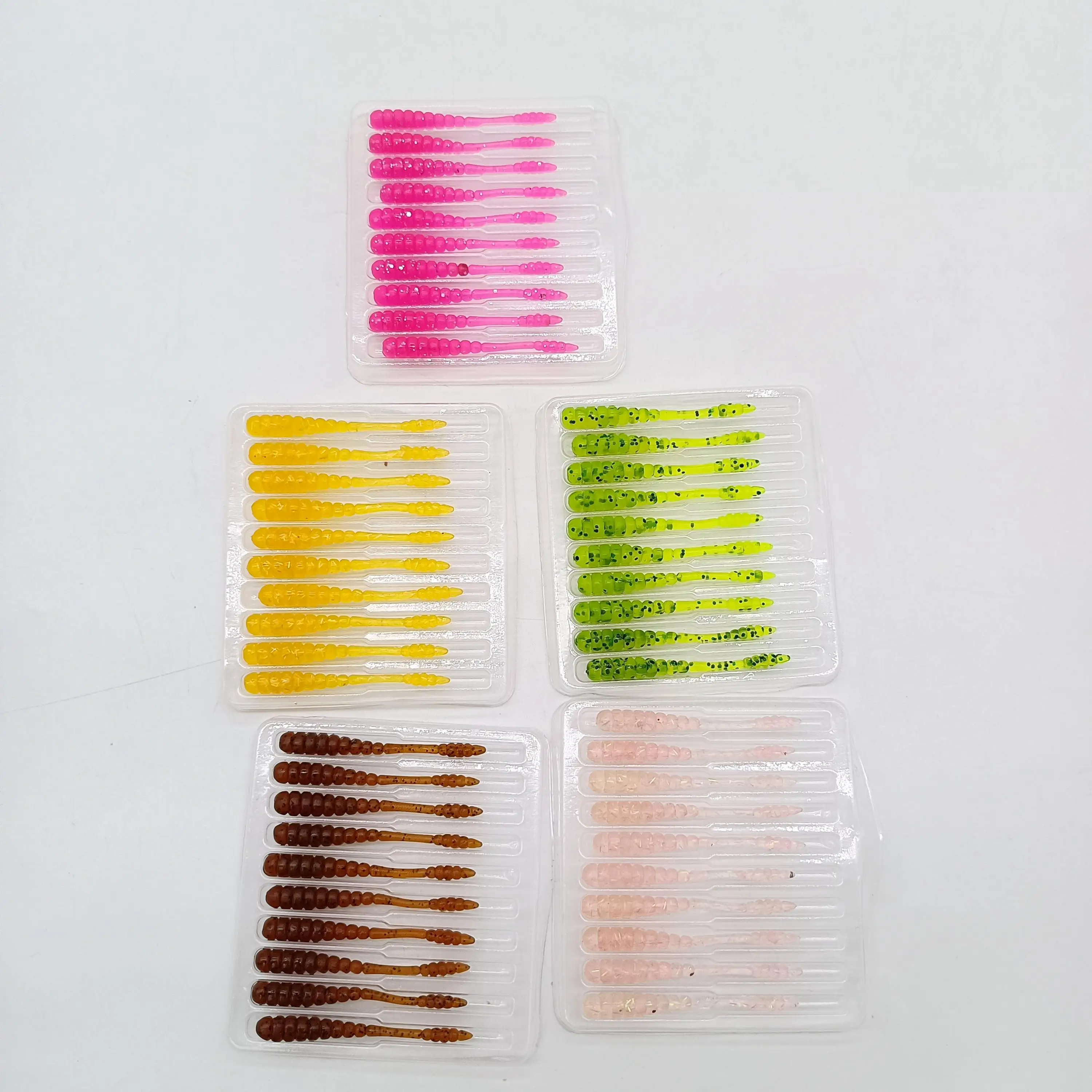 DUODUOYU 10PCS Neue Ajing Weiche Angeln Locken 48mm 0,5g Mini Kunststoff Köder Rockfishing Stream Fluss Meer künstliche Köder Angeln Locken – Detail 1