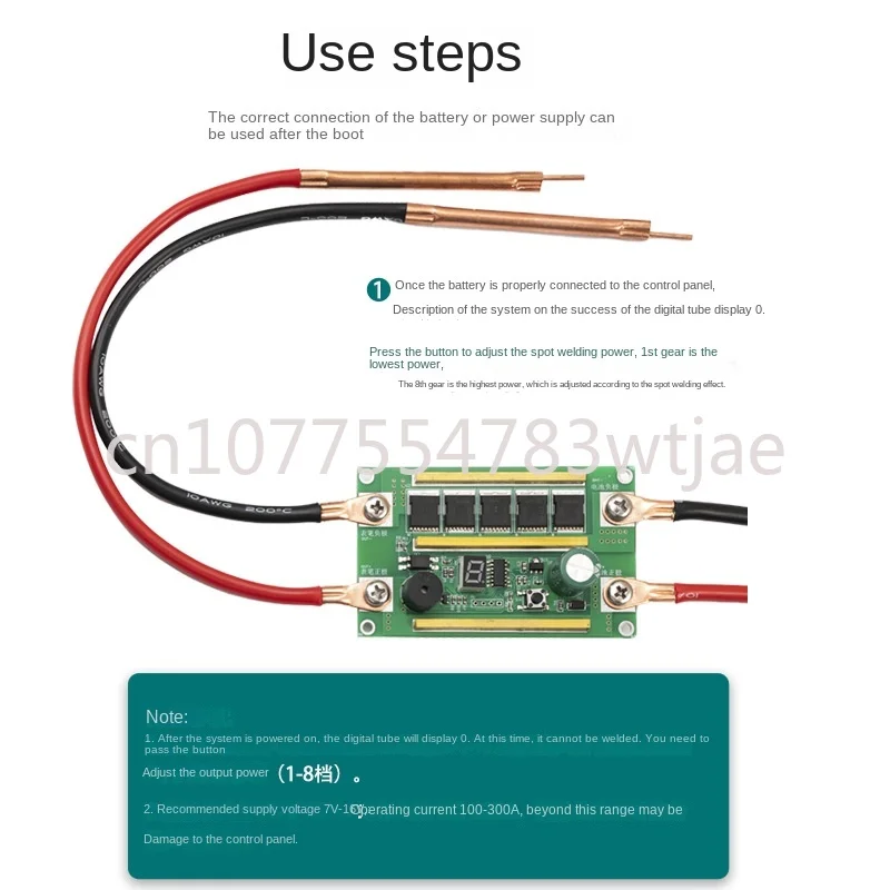 DIY lithium battery welding machine 18650 complete set of accessories, handheld, portable, small, 8-speed adjustable