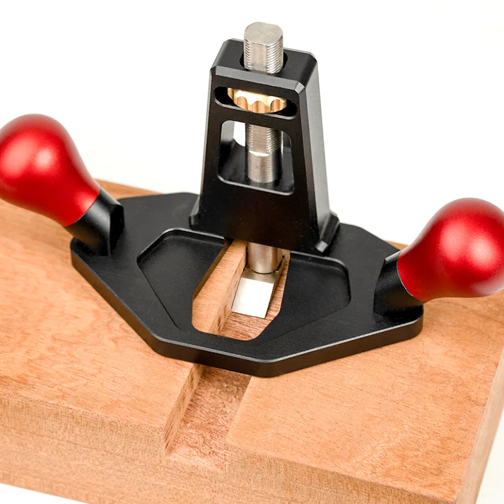 Router Plane Convenient Depth Adjusting Screw Nut Handheld Router Planer for Right Angle Tenon Shoulder Trimming Groove Slotting