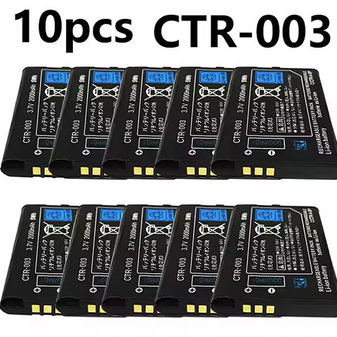 2000mAh CTR-003 For Nintendo 2DS 3DS NEW 2DS XL Battery CTR-003 For Nintendo 3DS N3DS Gamepad Controller New 3DS 3DS