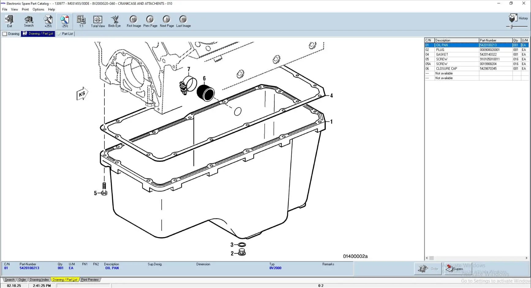 كتالوج الأجزاء الإلكترونية AutoCD MTU EPC ETK 2.0 #1