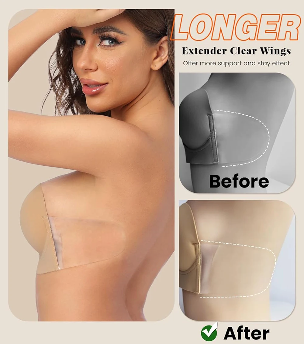 Thumbnail 3 - #28 Best Backless Silicone Bras to Buy In 2026