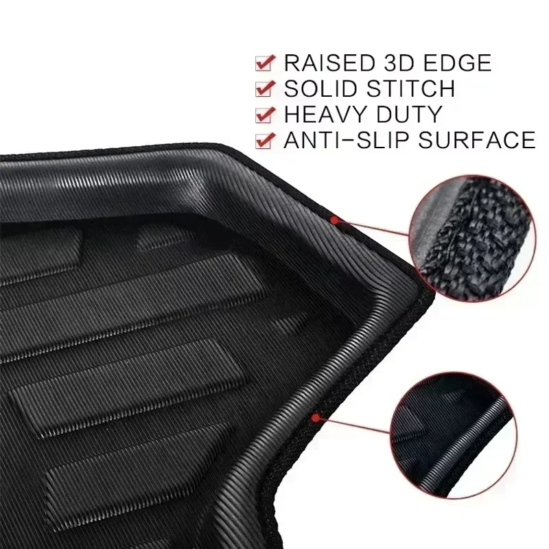 For BMW X1 E84 F48 2022-2010 2011 2012 2016 2017 2018 2019 Luggage Liner Tray Waterproof Floor Pad Car Rear Trunk Mat Auto Parts