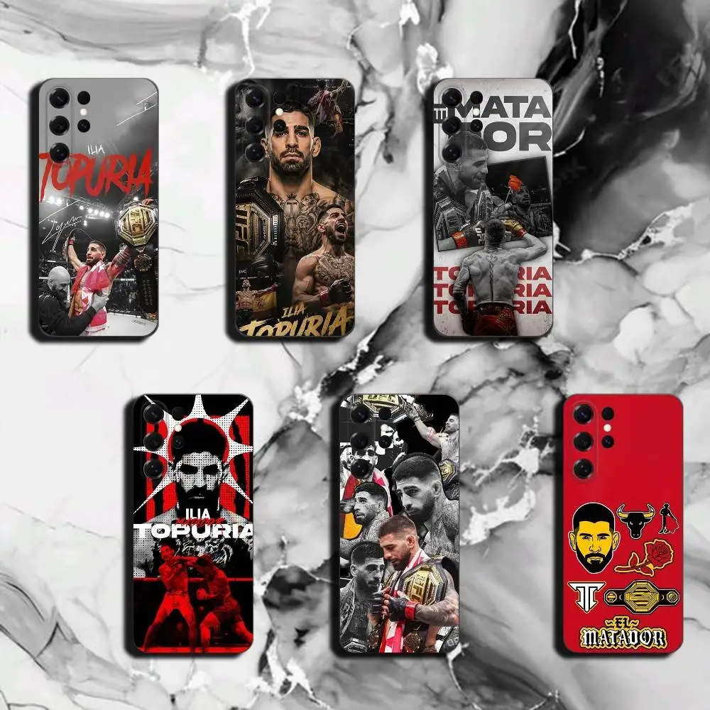 T-Topuria-A Phone Case for Samsung Galaxy S26 Ultra S22 Plus S21 FE Cover S21 23 24 25 Ultra