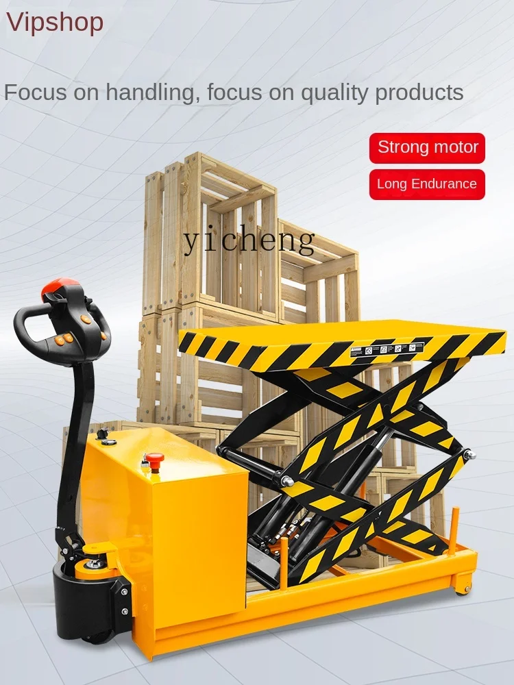 

ZC Electric Platform Car Hydraulic Lift Mobile Scissor Electric Lift Small Truck