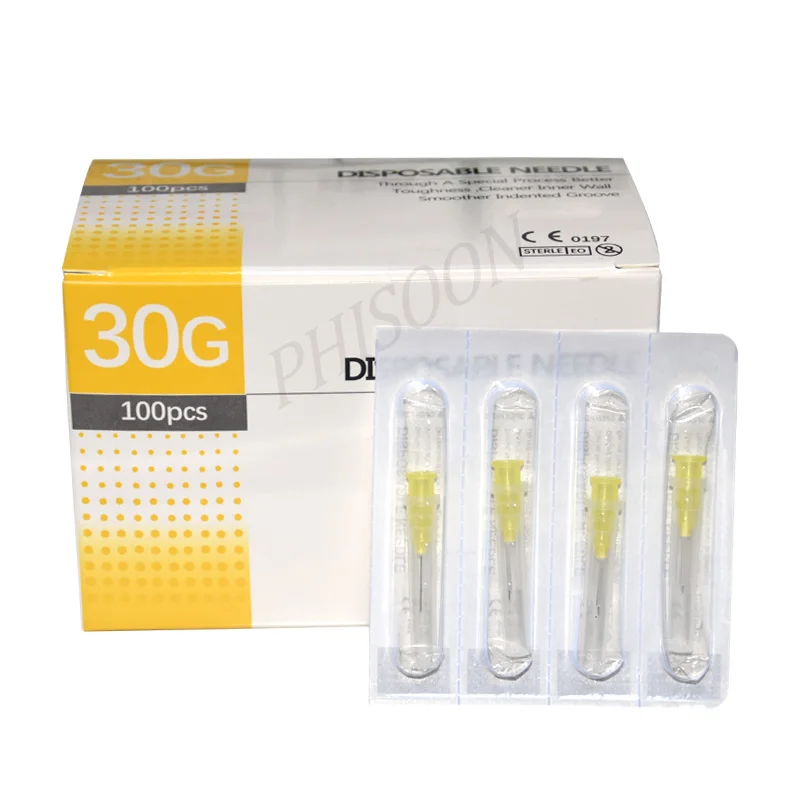 

High-quality painless small needle painless beauty ultrafine 30G * 4mm 30G * 13mm 30G * 25mm syringes Needles Eyelid Tools