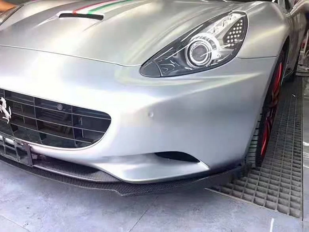 

Suitable for Ferrari California From 2009 to 2014, Upgraded to Carbon Fiber Front Bumper Lower Lip Diffuser Front Lip Body Kit