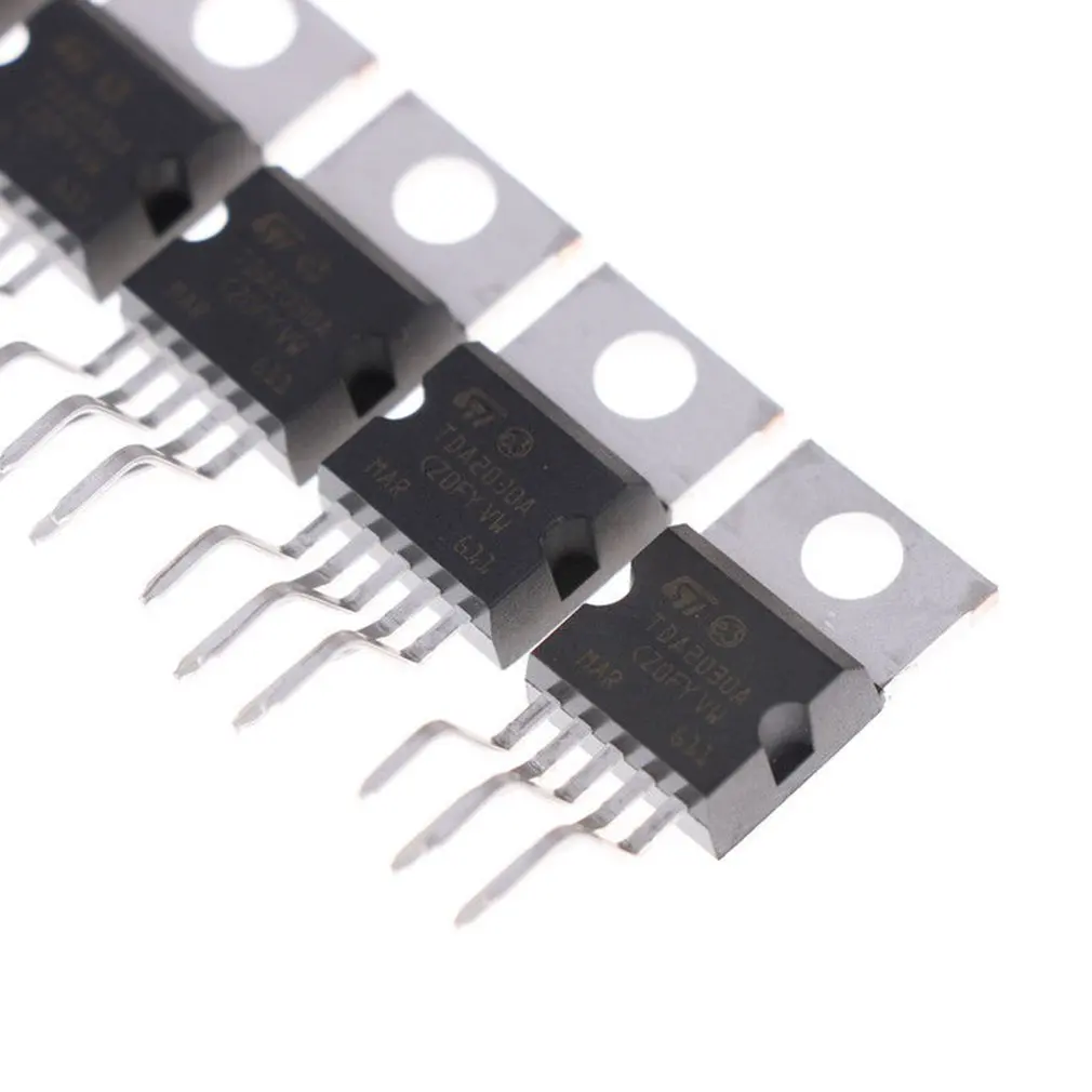 5PCS TDA2030A Linear Amplifiers 35W TDA2030 Electronic Component IC 18W Hi-Fi AUDIO AMPLIFIER DRIVER TO-220-5P Dropshipping