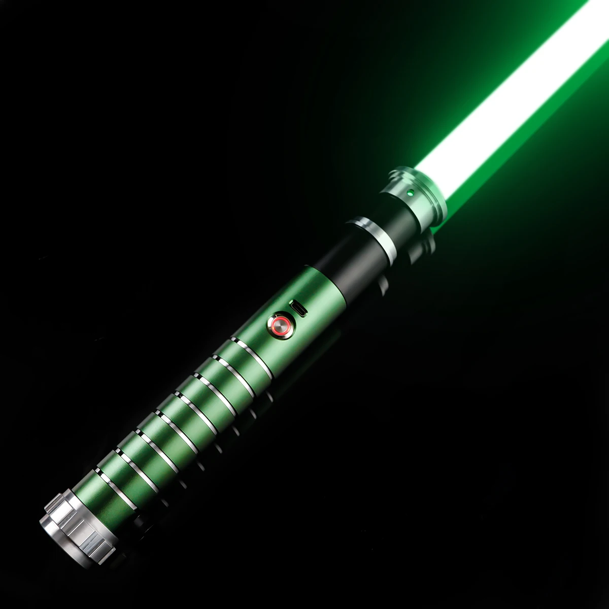 

DamienSaber Lightsaber Xeno3 Pixel Smooth Swing Light Saber Lock Up Heavy Dueling Sword Metal Hilt with Infinite Color Changing