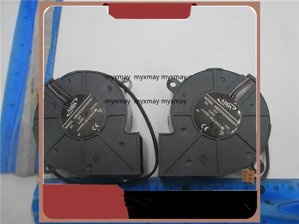 

Original FAN FOR ADDA AB07012UX250301 7025 DC12V 0. 55A three-line projector blower fan