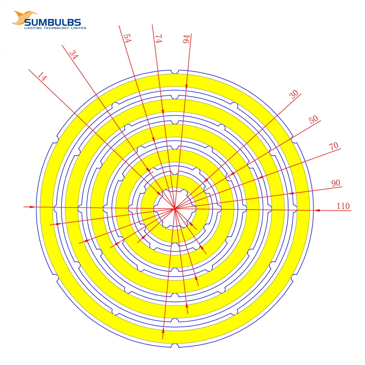 SUMBULBS Angel Eyes COB Light Source Ring LED Chip 2W-12W 12V DC Annual Shape 20mm-120mm for DIY Car Bulb Cold Warm White image 4